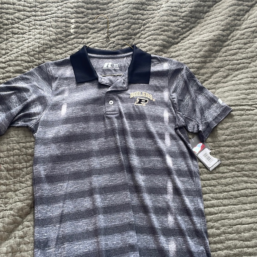 New Perdue College Collared Polo Medium